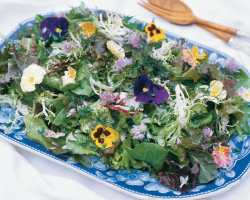 Spring Flower Salad