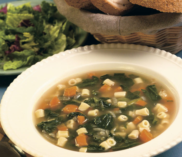Pompa Sisters' Fall Soup with Scarole