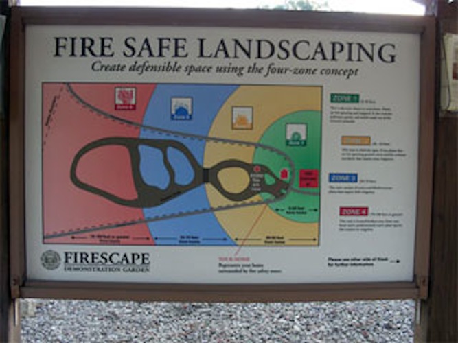 Santa Barbara Firescape Garden Zones