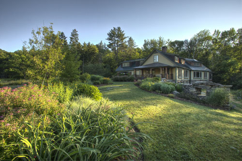 A recent Vermont project on a beautiful site that features native plants.