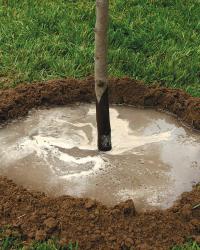 irrigate soil