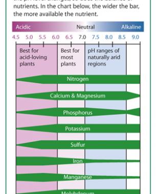 Acid Alkaline Soil Chart